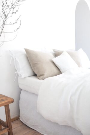 Luxurious Stonewashed Linen Duvet Cover Indulge in the Softness of Nature