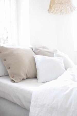 Luxurious White Linen Bedding Elevate Your Sleep with Comfort and Style