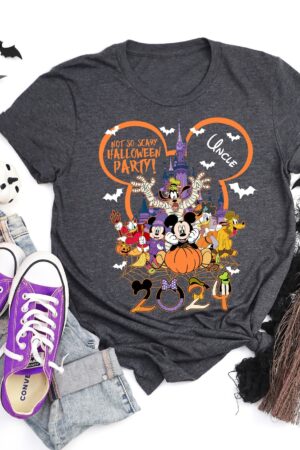 Enchanting Disney Halloween 2024 Shirts Spooktacular Family Fun at Not-So-Scary Halloween