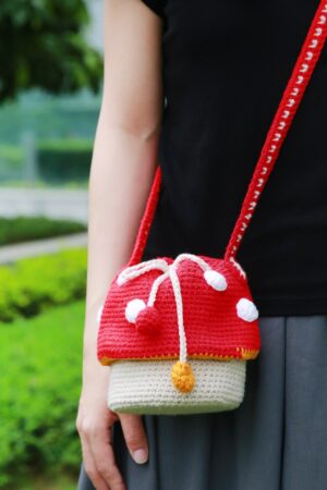 Enchanting Crochet Mushroom Bag A Whimsical Gift for Nature Lovers