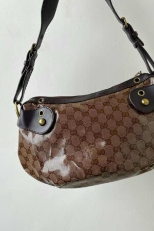 Vintage Gucci Monogram Canvas Bag Timeless Elegance and Heritage