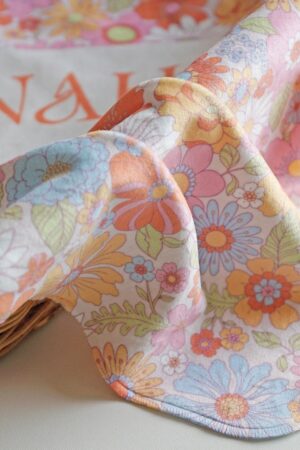 Personalized Vintage Floral Baby Blanket A Cherished Keepsake for Your Little Princess