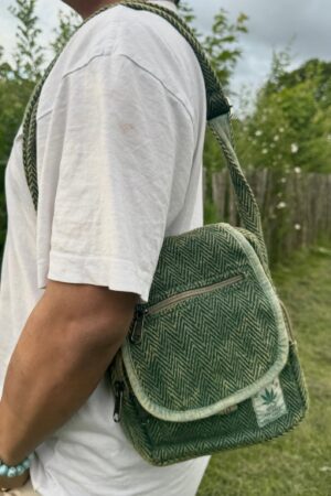 Hemp Cotton Festival Shoulder Bag Your Hippie Haven for Essentials