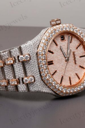 Captivating Moissanite Diamond Watch A Symphony of Luxury and Brilliance