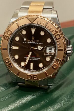 Rolex Yacht-Master 37mm 18K Rose Gold and Steel, Chocolate Dial, Ref. 268621