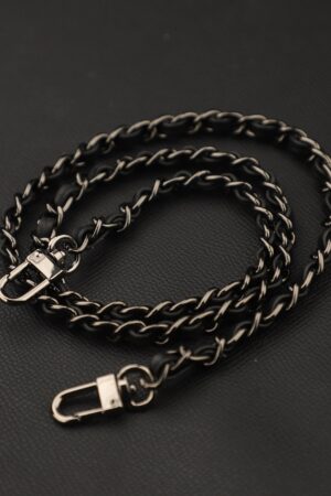 Interchangeable Leather and Metal Chain Handbag Straps Elevate Your Style with Versatility