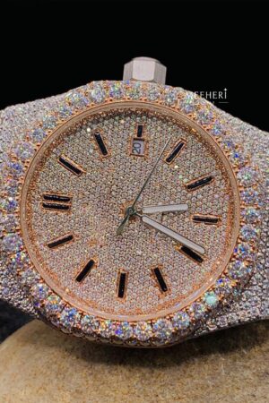 Captivating Moissanite Diamond Watch A Symphony of Luxury and Brilliance