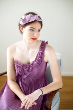 Lilac Fascinator A Touch of Elegance for Wedding Guests