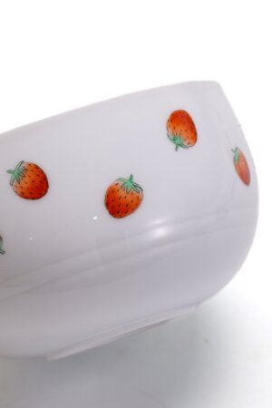 Exquisite Hand-Painted Strawberry Chawan Bowl Elevate Your Matcha Ritual with Premium Accessories