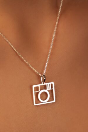 18K Gold Plated Camera Necklace Capture Memories with Style