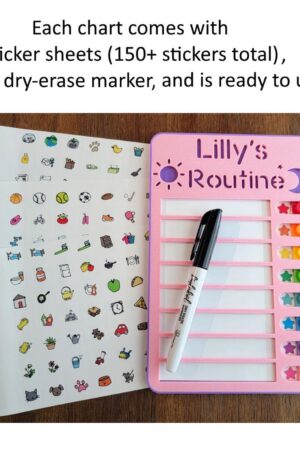 Rainbow Routine Revolution Empower Kids with Personalized Chore Charts