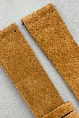 Sand Tan Suede Watch Strap Elevate Your Timepiece with Comfort and Style