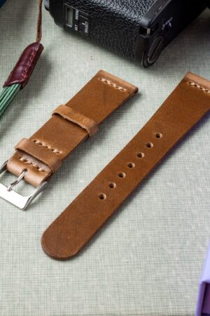 Premium Horween Chromexcel Leather Watch Band Elevate Your Timepiece with Timeless Style