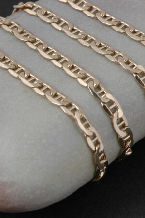 14K Solid Gold Mariner Chain A Timeless Treasure for Chain Lovers