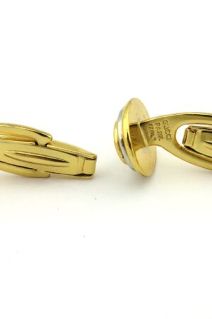 Gucci Oval Cufflinks Elevate Your Style with Iconic GG Logo