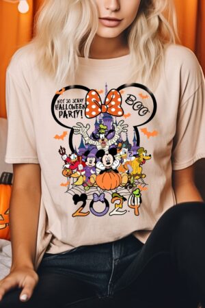 Enchanting Disney Halloween 2024 Shirts Spooktacular Family Fun at Not-So-Scary Halloween