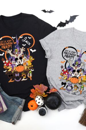 Enchanting Disney Halloween 2024 Shirts Spooktacular Family Fun at Not-So-Scary Halloween