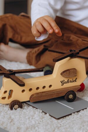 Personalized Wooden Plane A Timeless Keepsake for Little Adventurers