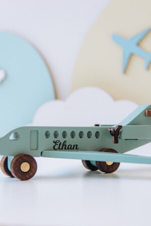 Personalized Wooden Plane A Timeless Keepsake for Little Adventurers