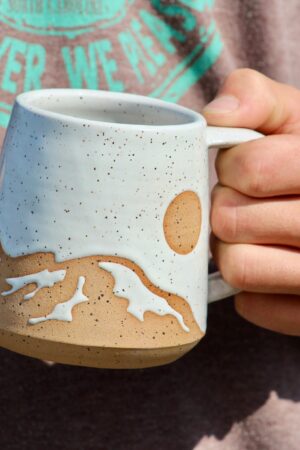 Celestial Sips from the Mountains Handmade Mug by Salt of the Earth Pottery