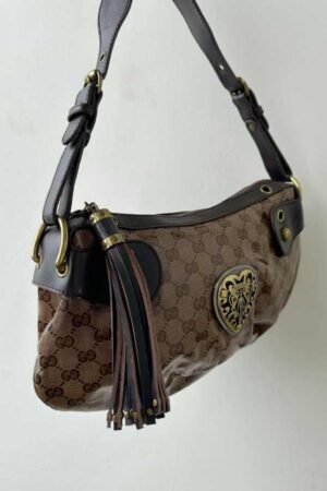 Vintage Gucci Monogram Canvas Bag Timeless Elegance and Heritage