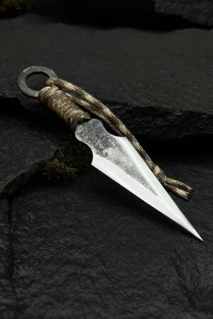 Handcrafted Throwing Knife Precision-Forged for Hunting, Camping, and Tactical Use