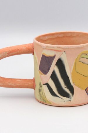 Mesmerizing Marbled Nerikomi Mug A Kaleidoscope of Colors in Ceramic