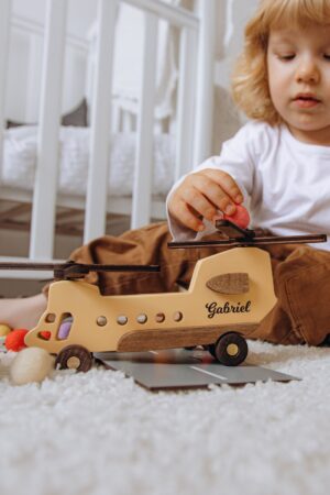 Personalized Wooden Planes for Baby Boys Unique Birthday, Christmas, and Montessori Gifts for 1-3 Year Olds