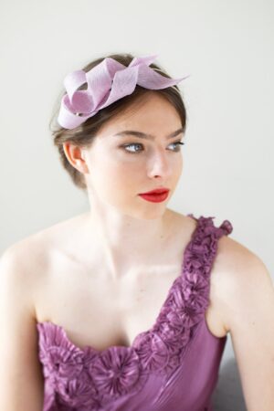 Lilac Fascinator A Touch of Elegance for Wedding Guests