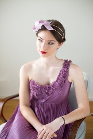 Lilac Fascinator A Touch of Elegance for Wedding Guests