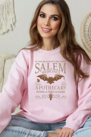 Bewitching Salem Apothecary Sweatshirt Unveil the Enchanting Spirit of Halloween