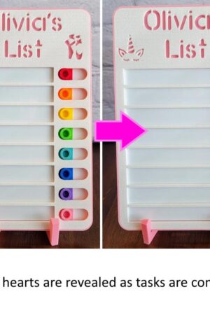 Rainbow Routine Revolution Empower Kids with Personalized Chore Charts