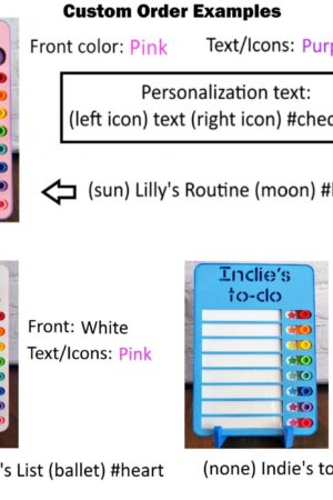 Rainbow Routine Revolution Empower Kids with Personalized Chore Charts