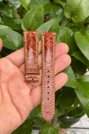 Genuine Ostrich Leg Leather Watch Strap Elevate Your Timepiece with Exotic Luxury