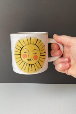 Sunshine in a Mug Illuminate Your Mornings with Handmade Ceramic Cheer