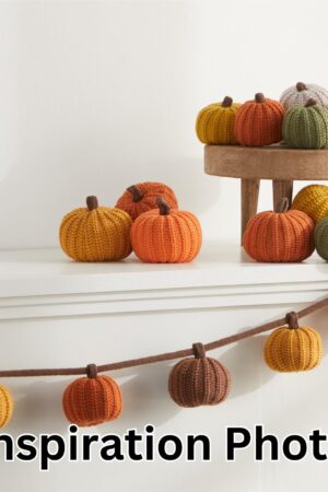 Autumnal Knit Pumpkin Trio Cozy Warmth for Fall Decor