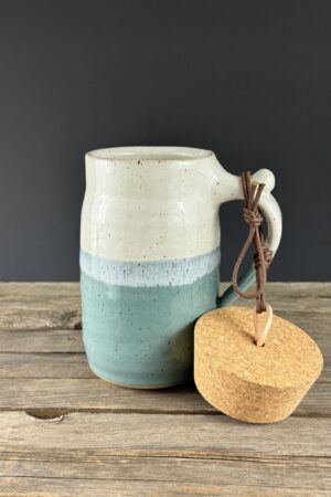 Artisan-Crafted Travel Mug Elevate Your Commute with a Unique Pottery Masterpiece