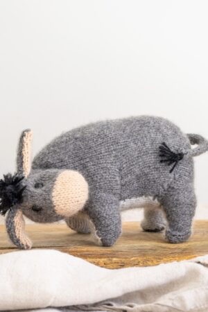 Eeyore Hand-Knitted Donkey A Timeless Companion from Claire Garland's Beloved Pattern