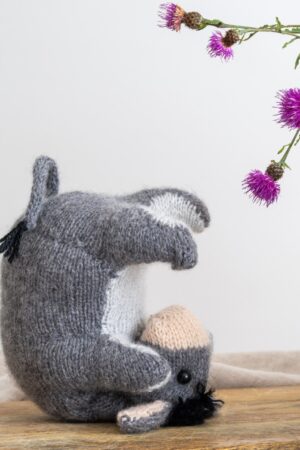 Eeyore Hand-Knitted Donkey A Timeless Companion from Claire Garland's Beloved Pattern