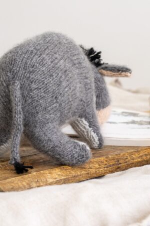 Eeyore Hand-Knitted Donkey A Timeless Companion from Claire Garland's Beloved Pattern