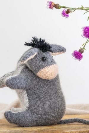 Eeyore Hand-Knitted Donkey A Timeless Companion from Claire Garland's Beloved Pattern