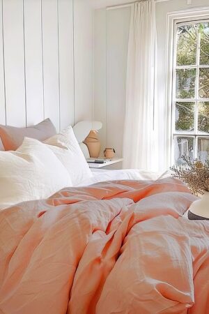 Organic Queen Linen Sheets Luxurious Comfort in a Rainbow of Hues