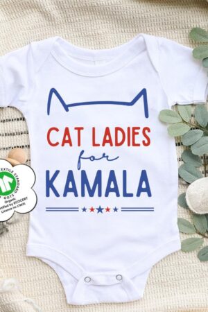 Empower the Future Cat Ladies for Kamala Harris 2024 Youth T-Shirt