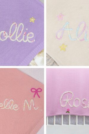 Personalized Embroidered Baby Blanket A Cherished Keepsake for Your Little One