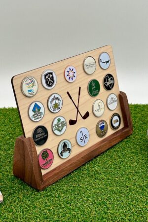 Personalized Golf Ball Marker Display The Perfect Gift for Golf Enthusiasts