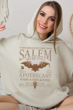 Bewitching Salem Apothecary Sweatshirt Unveil the Enchanting Spirit of Halloween