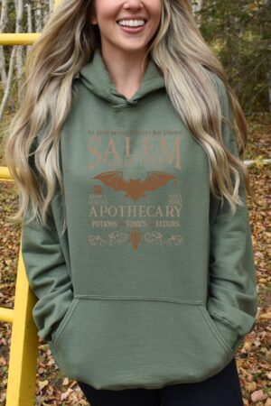 Bewitching Salem Apothecary Sweatshirt Unveil the Enchanting Spirit of Halloween