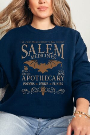 Bewitching Salem Apothecary Sweatshirt Unveil the Enchanting Spirit of Halloween