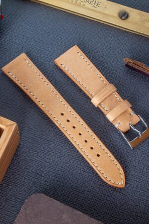 Premium Badalassi Carlo Pueblo Veg-Tanned Leather Watch Strap Elevate Your Timepiece with Natural Elegance