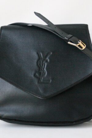 Yves Saint Laurent Timeless Black Leather Shoulder Bag - Vintage Luxury, Modern Elegance